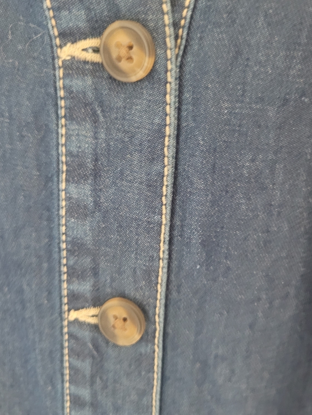 Hinson Wu Sabrina Denim Shirt Dress S Tencel Cotton Soft Lightweight Tie Waist - Picture 9 of 11